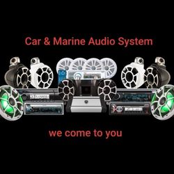Marine water proof speakers with RGB lights