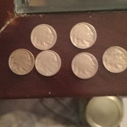 Vintage Buffalo Nickels