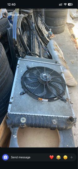 Foxbody radiator w/ fan