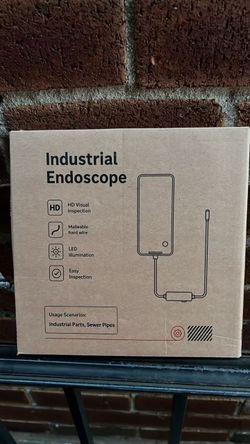 2K Endoscope Camera with Light, 2560P HD Borescope Camera, IP67 Waterproof Inspection Camera with Light for iphone & Android, 8 LEDs, 16.5FT, Semi-Rig