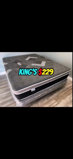 King oasis thermal comfort Europillow top 12inch mattress