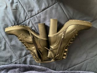 Leather boots