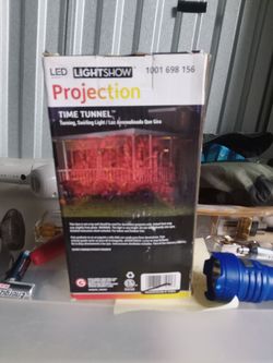 LED LightShow Projection Time Tunnel Light