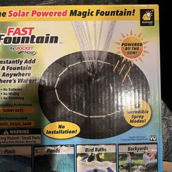 Solar Powered Magic Fountain 
