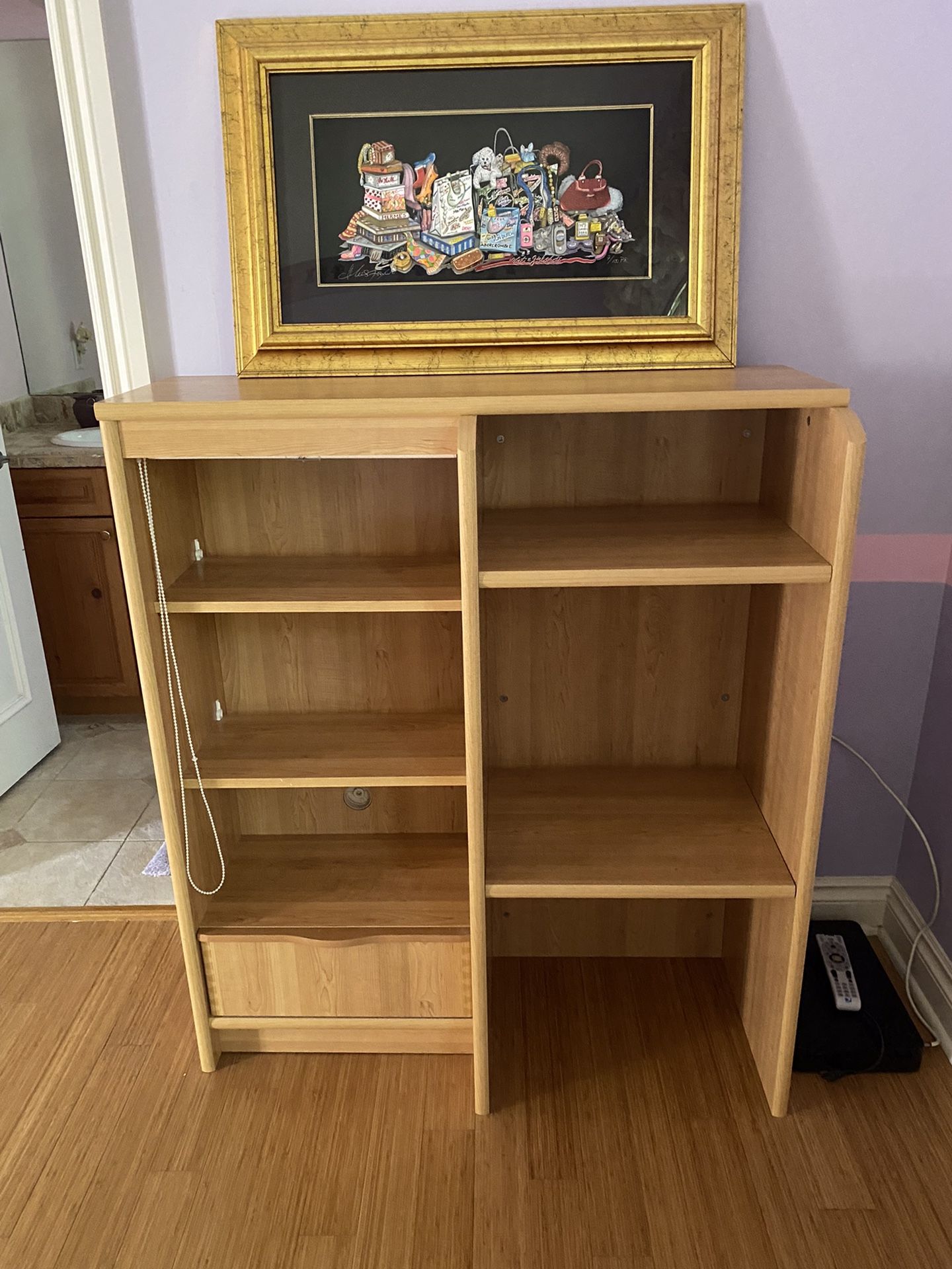 Childrens Bedroom Set - Single Bed, Dresser, Night Stand, Desk, Tv/book Shelf
