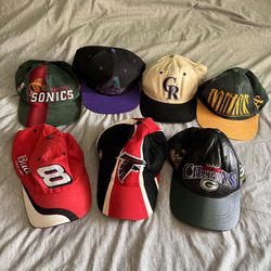 sports hats lot 