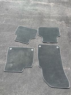 Gray Carpet Car Floor Mats Set of 4