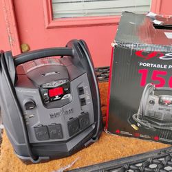 Schumacher Electric 6-in-1 1500A Car Battery Jump Starter & Power Station/150-PSI Air Compressor