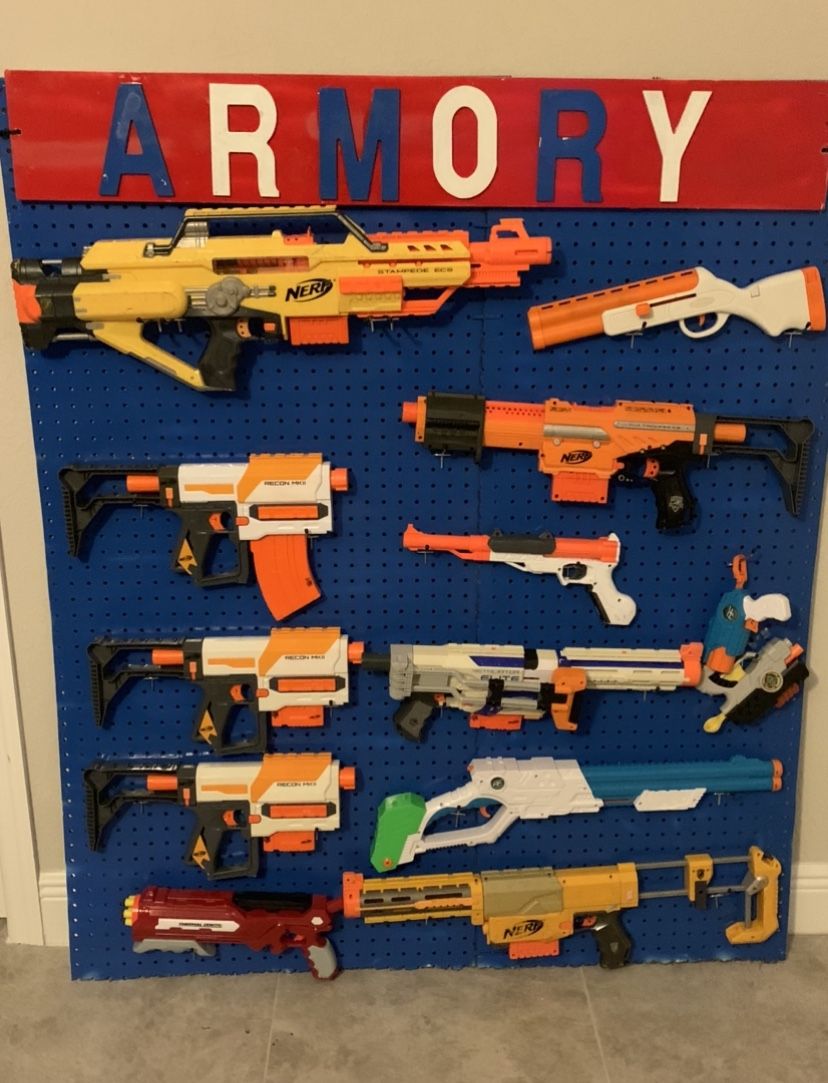Nerf gun armory