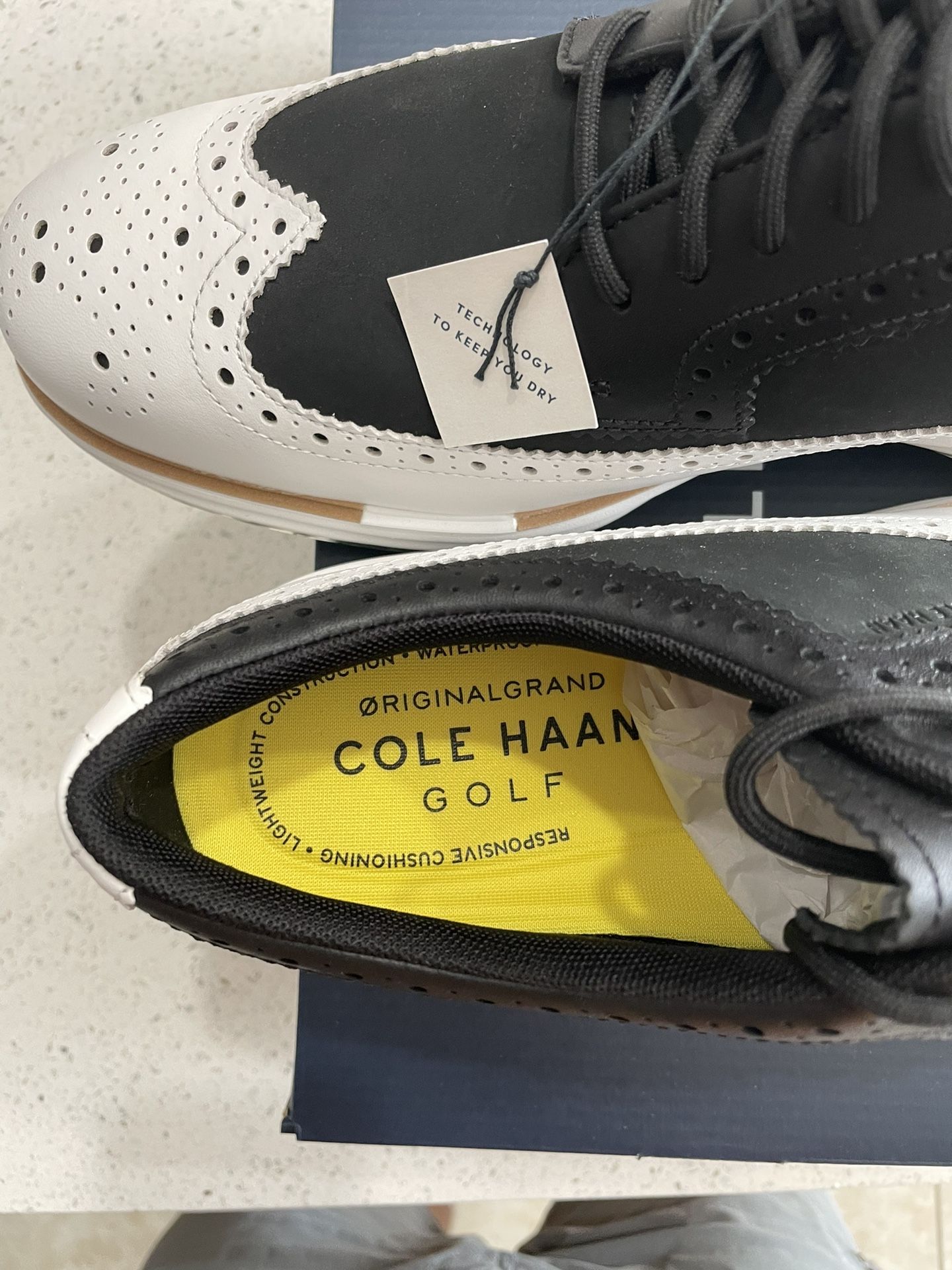 Cole Haan Mens Original Grand Tour Golf Waterproof Oxford Size 10.5