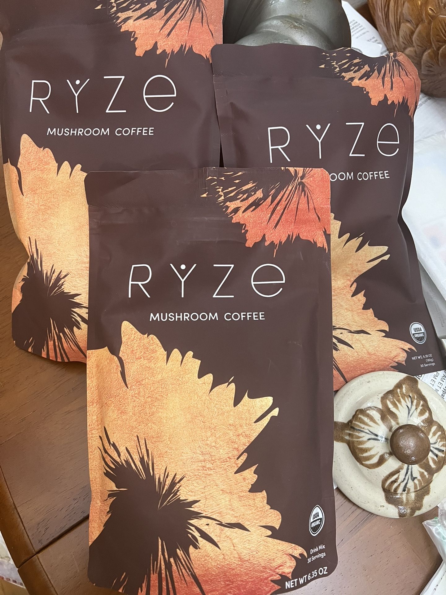 RYZE. MUSHROOM COFFE BRAND NEW IN BAGS