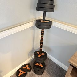 adjustable dumb bells