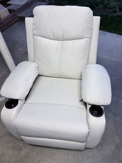 Korser Two Recliner Chair — Manual Recliner for Adults with Side Pocket; Compact Recliner for Small Spaces; Adjustable, Padded, and Comfortable Cordur