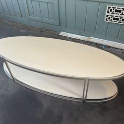 Oval table