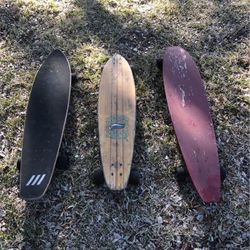 3 Longboards 