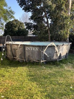 15x48 Intex - Steel Frame Pool 