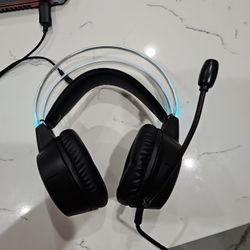 Headphones Working Mic And Volume Slider 