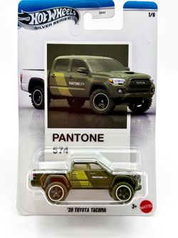 Hot Wheels Silver Series 1:64 Scale Diecast Model - ‘20 Toyota Tacoma (Pantone 574)