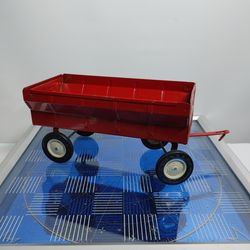 Red farm wagon