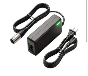 24V(Max 29.4V) 2A 3-Pin Male XLR Mobility Scooter Charger Compatible with Go-Go Elite Traveller,Shoprider,Pride Mobility,Ezip Mountain Trailz,Drive Me