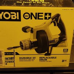 Ryobi P4002 One+ 18V Hybrid Drain Auger Tool 