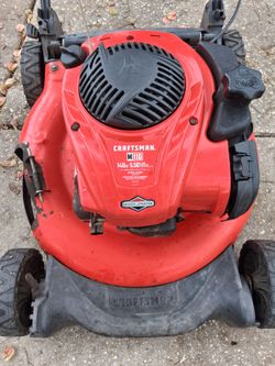 Craftsman push mower 140cc 5.50 hp runs and cuts great