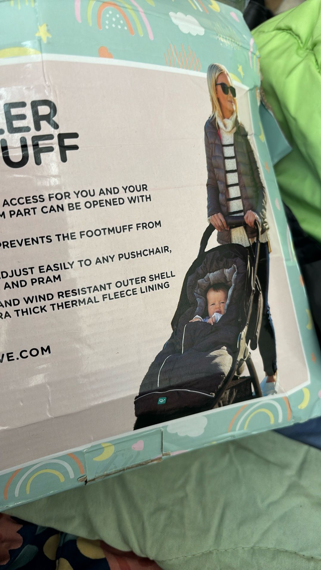 Stroller Foot Muff New 