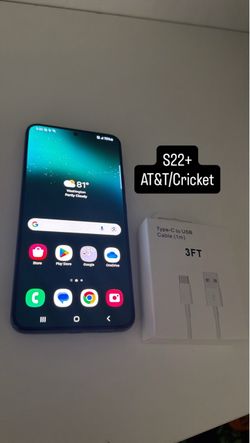 Samsung Galaxy S22+ 5g. Like New. AT&T or Cricket!