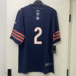 Nike Men's Chicago Bears D.J. Moore #2 Jersey Navy

