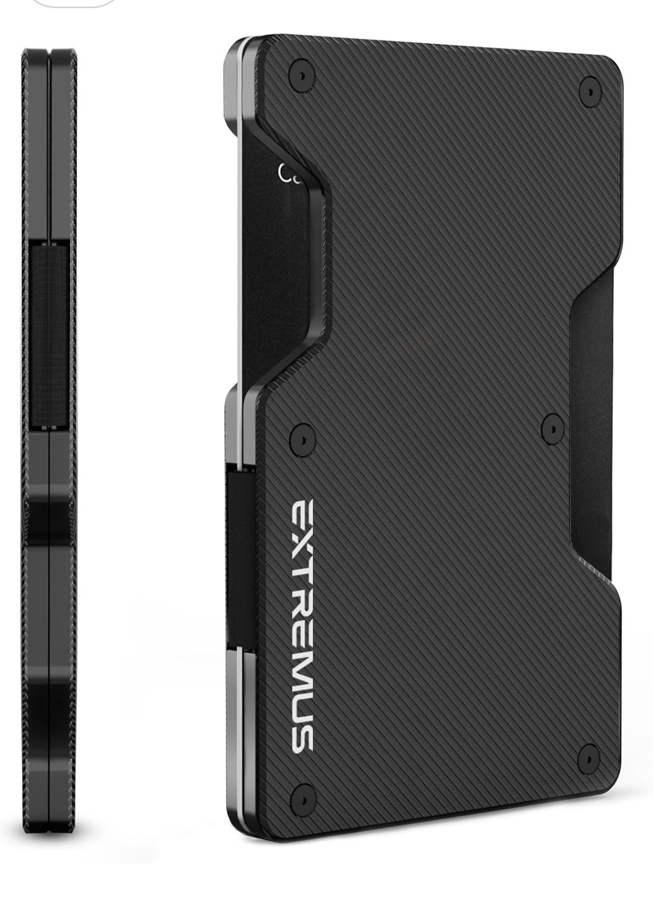 Brandnew Slim Tactical Credit Card Holder for Men, Minimalist Front Pocket Card Holder for Men, Rfid Blocking Card Holder, Holds 24 Cards, Black