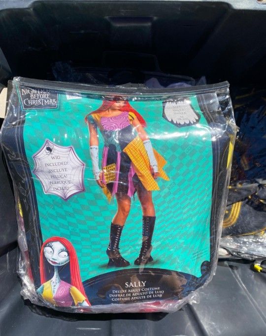 Girls Disney Nightmare Before Christmas Sally Halloween Costume  Girls M 8/10