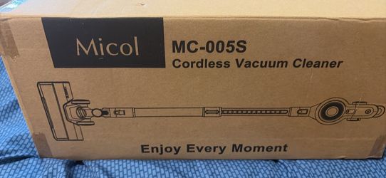 Micol MC-005S Cordless Stick Vacuum Cleaner – Lightweight & Rechargeable (NEW)