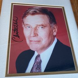 Autograph With Certicate Charlton Heston