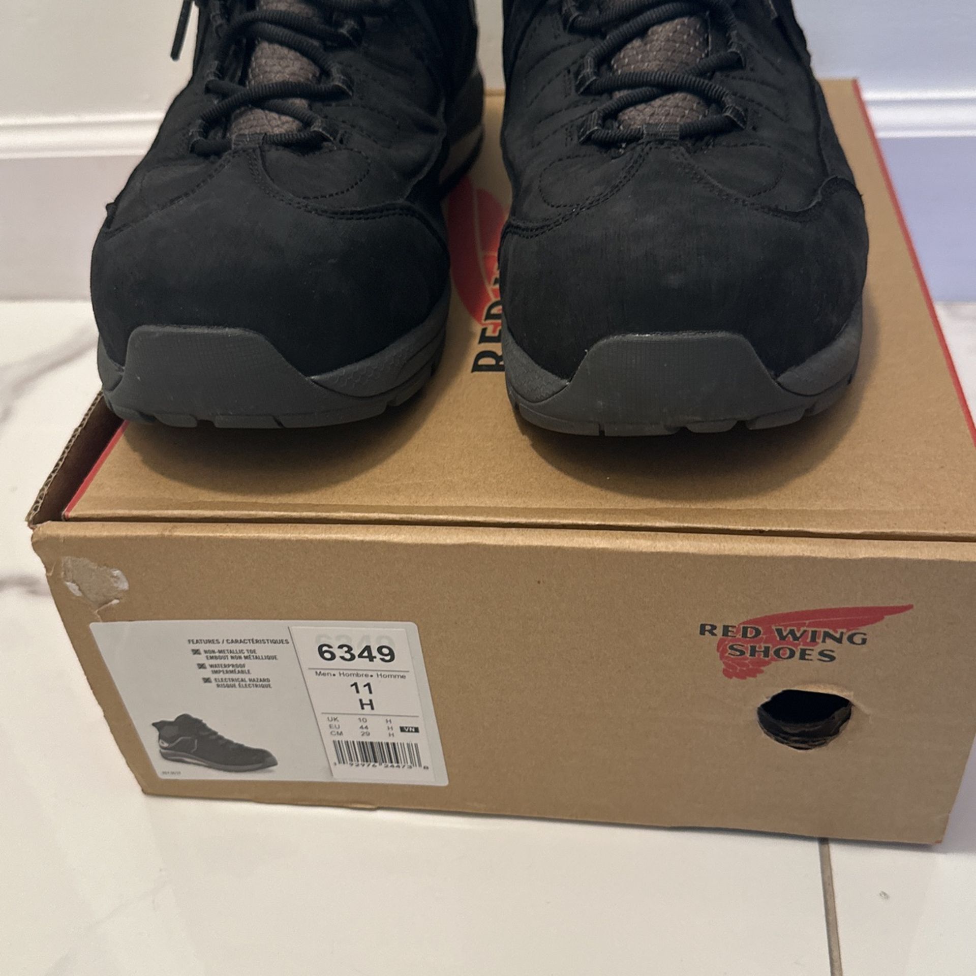 Red Wing Shoes Style 6349 Sizes 11 H, Safety Toe Waterproof, Oil/slip Resistant, EH,