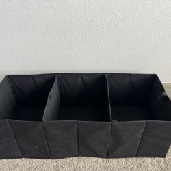 Car Trunk storage Organizer with 3 compartments