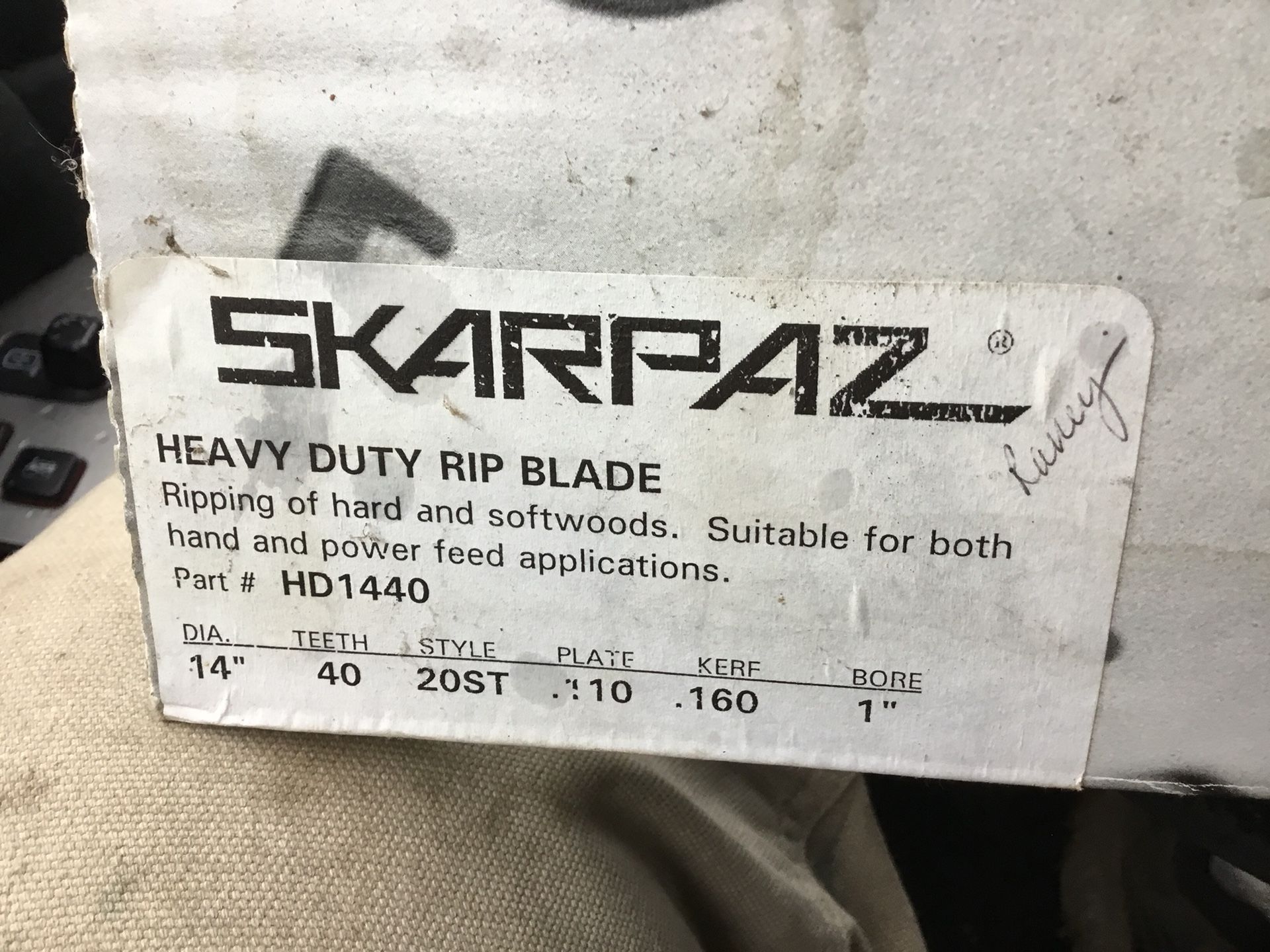 SAW BLADE-CIRCULAR RIP-40 tooth