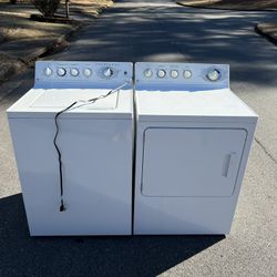 GE Electric Washer and Dryer Set 