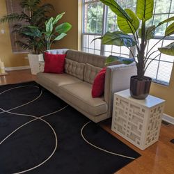 Gray High Back Sofa Price Is Negotiable No Pets Non-smokers In Excellent Condition
