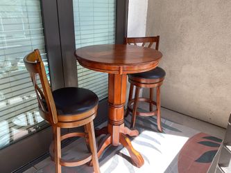 Put table with two chairs for $90
