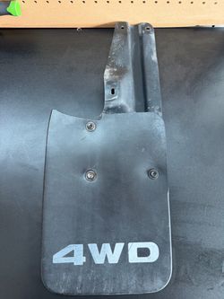 Truck mudflap 4wd