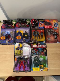 Vintage Batman Action Figure Lot – 6 Figures MOC