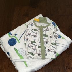 Golf Themed Baby Boy Gift Set