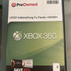 Lego Indiana Jones/Kung Fu Panda Xbox 360
