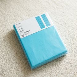 Bright Teal Curtains IKEA