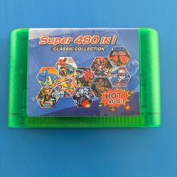 Sega Genesis 480 In 1 Game Cartridge 
