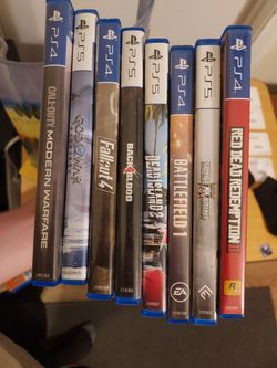 Ps5 and Ps4 videos games