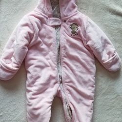 Infant girl 6M winter warm bodysuit romper jumpsuit
