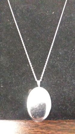 Sterling Silver Chain and Locket