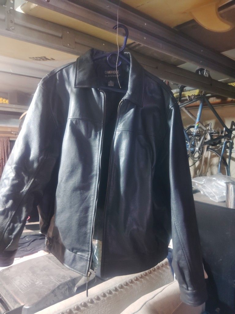 Cambridge Classics Leather Jacket $100