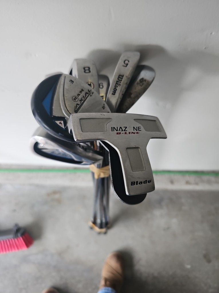 Assorted Golf Clubs